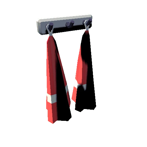 Mobile_housepack_holder_with_towels_1 Red